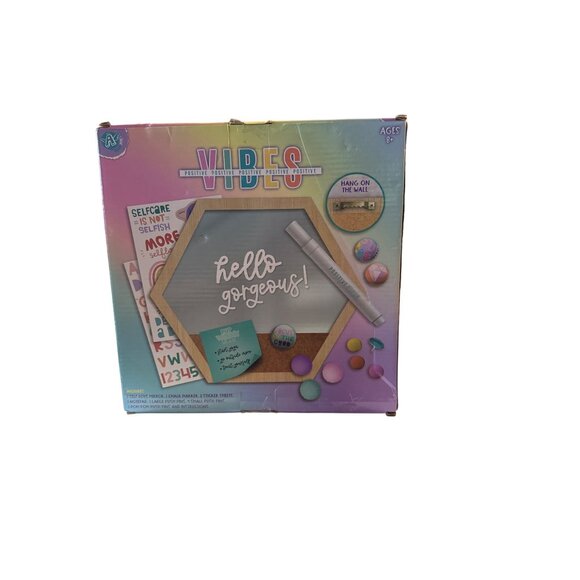 Vibes Self-Love Mirror Kit With Chalk Marker & Accessories For Ages 8+ - Picture 3 of 6